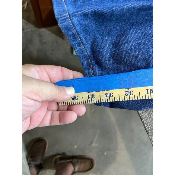 Bulwark FR Jeans Men's 44x34 Flame Resistant Straight Leg with Stretch Blue Pant - Picture 6 of 8